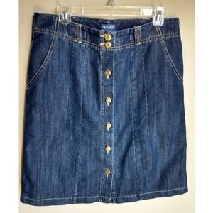IZOD Denim Jean Skirt Size 10